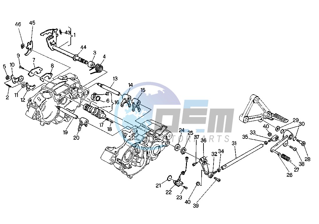 GEAR CHANGE MECHANISM