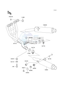 ZX 600 E [NINJA ZX-6] (E7-E9) [NINJA ZX-6] drawing MUFFLER-- S- -