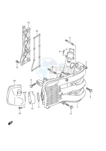 DF 50A drawing Intake Manifold/Silencer/Exhaust Cover