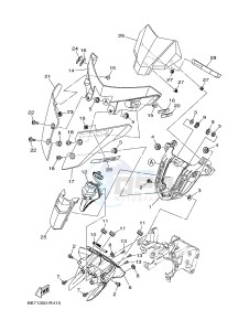 MTN1000 MT-10 MT-10 (B677) drawing COWLING 2