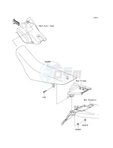 KLX 140 B (KLX140L MONSTER ENERGY) (B8F-B9FA) B8F drawing SEAT