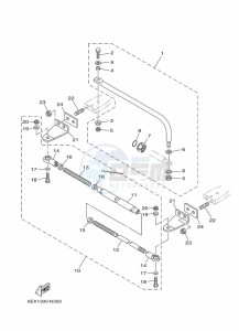 F115BETX drawing STEERING-ATTACHMENT