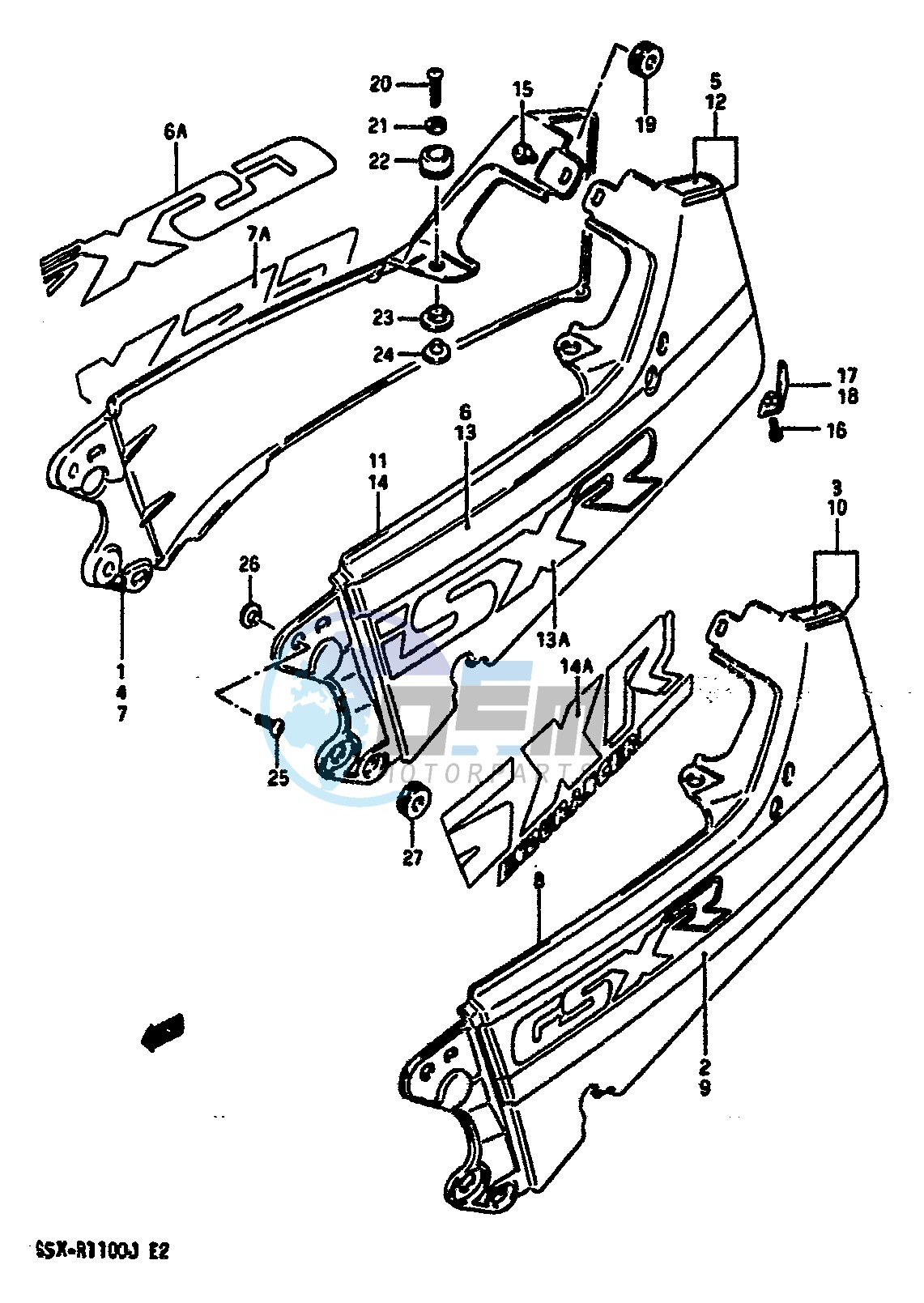 SEAT TAIL COVER (MODEL J)