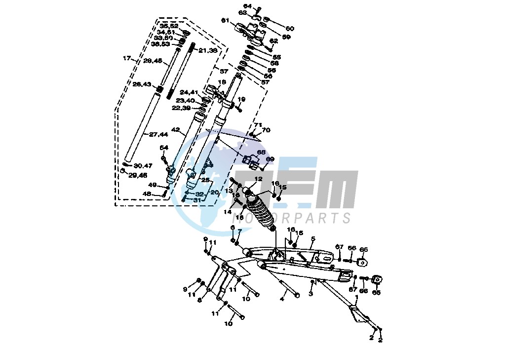 FRONT REAR SUSPENSION