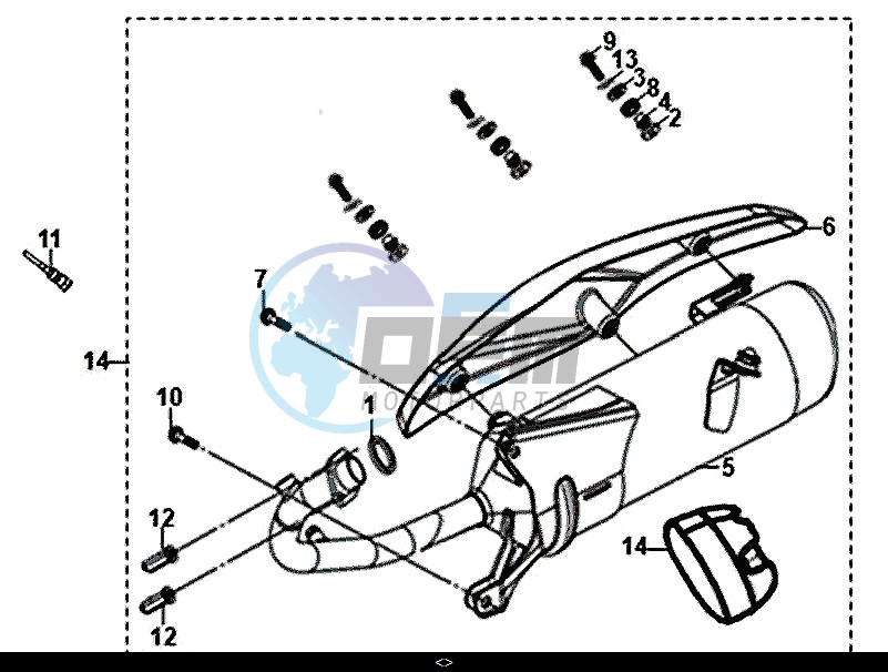 EXHAUST MUFFLER