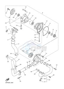 FZ8-SA FZ8 FAZER (ABS) 800 (1BD2) drawing WATER PUMP