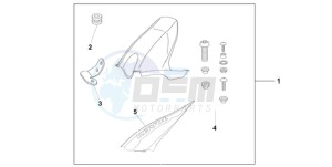 CBR1000RA9 U / ABS drawing HUGGER REPSOL REPLICA