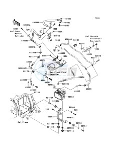 ZZR1400_ABS ZX1400FEFB FR GB XX (EU ME A(FRICA) drawing Brake Piping