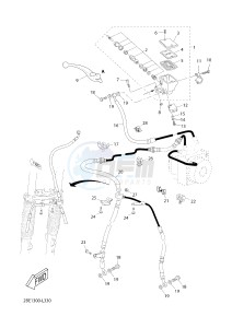 XT660Z (ABS) TENERE ABS (2BE2 2BE2 2BE2) drawing FRONT MASTER CYLINDER