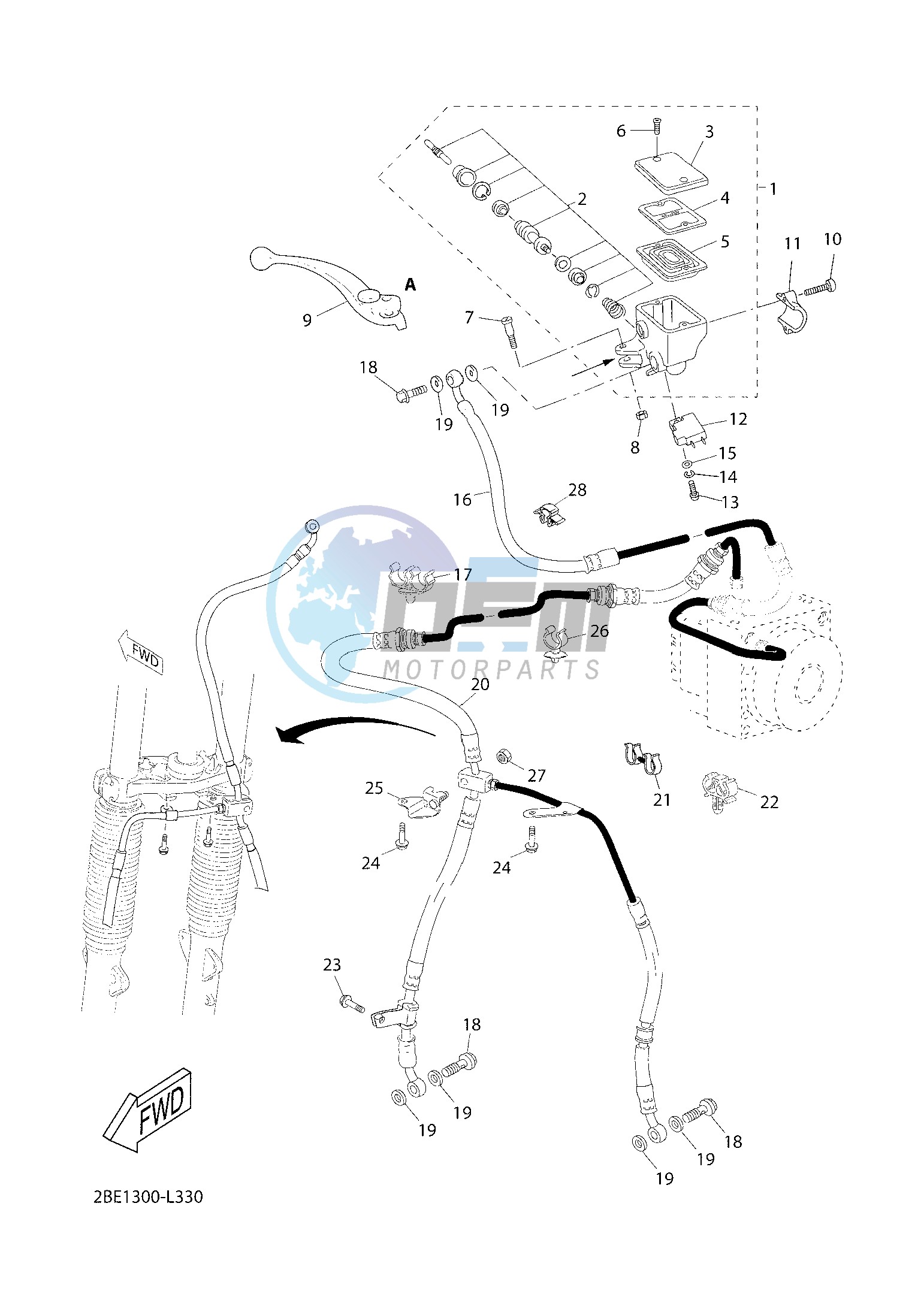 FRONT MASTER CYLINDER