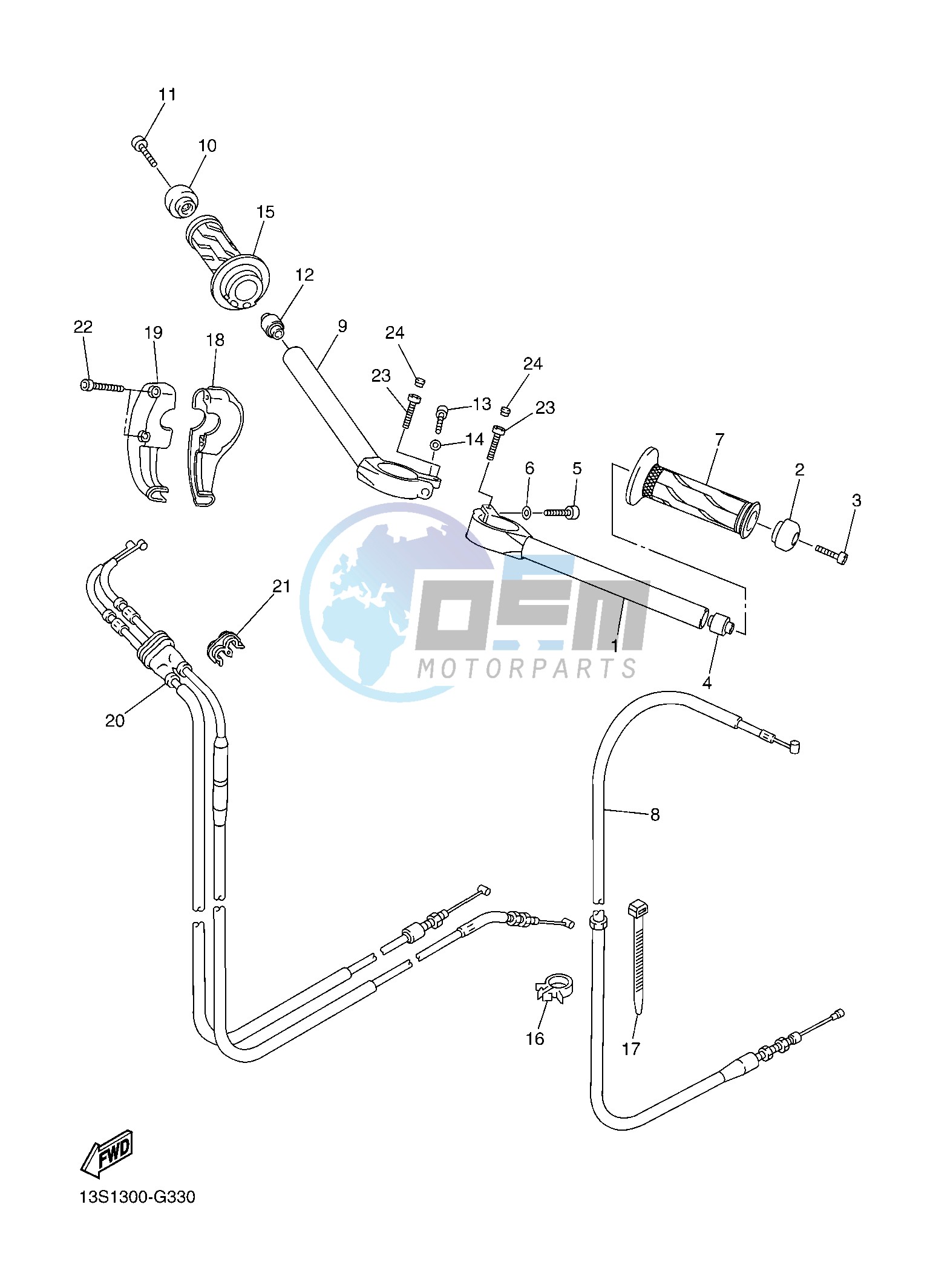 STEERING HANDLE & CABLE