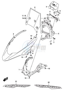 DL250 drawing COWLING BODY