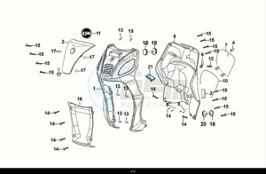 SYMPHONY CARGO 50 (AY05W9-EU) (E5) (M1) drawing FRONT COVER - FRONT INNER BOX