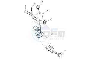 YA R AXIS 50 drawing REAR SUSPENSION