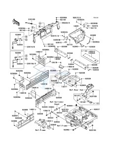 MULE_4010_TRANS_4X4_DIESEL KAF950GDF EU drawing Frame Fittings