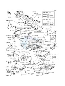 KRF 750 F [TERYX 750 4X4 NRA OUTDOORS] (F8F) C9F drawing CHASSIS ELECTRICAL EQUIPMENT