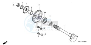 CRF250X9 Australia - (U) drawing BALANCER