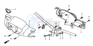 SH100 drawing HANDLE PIPE/HANDLE COVER