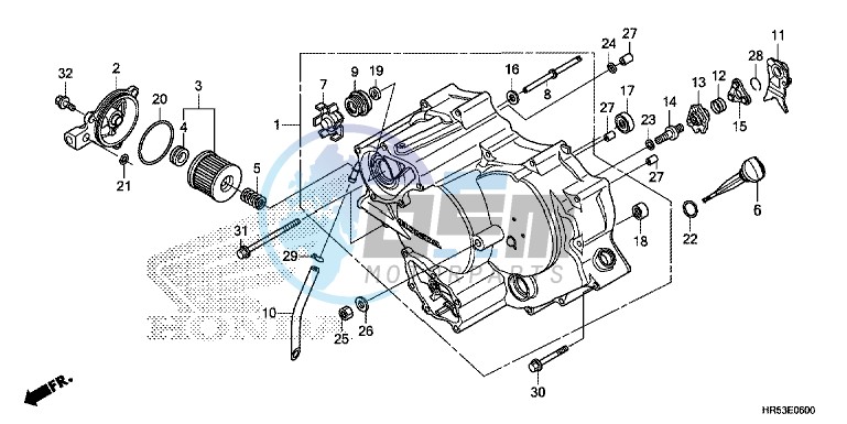 FRONT CRANKCASE COVER