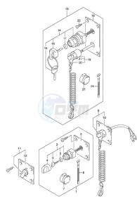 DF 9.9B drawing Switch Remote Control