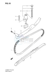 UH200 BURGMAN EU-UK drawing CAMCHAIN