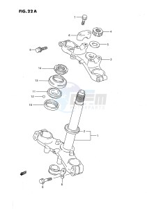 RM80 (E24) drawing STEERING STEM (MODEL K)