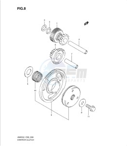 AN650 drawing STARTER CLUTCH