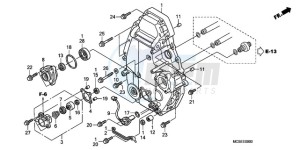 ST13009 UK - (E / MKH MME) drawing REAR CRANKCASE COVER