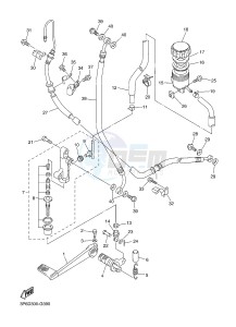 FJR1300A FJR1300A ABS (1CYJ) drawing REAR MASTER CYLINDER