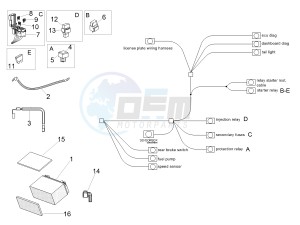 TUONO 1100 V4 RR E4 ABS (APAC) drawing Electrical system II