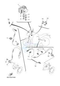 TRACER 700 MTT690-A (B0K2) drawing ELECTRICAL 3