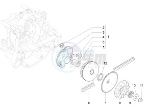 Sprint 50 4T 4V (EMEA) drawing Driving pulley