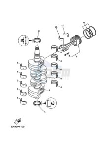 F100BETX drawing CRANKSHAFT--PISTON