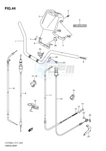 LT-F250 (E17) drawing HANDLE BAR (LT-F250L1 E24)