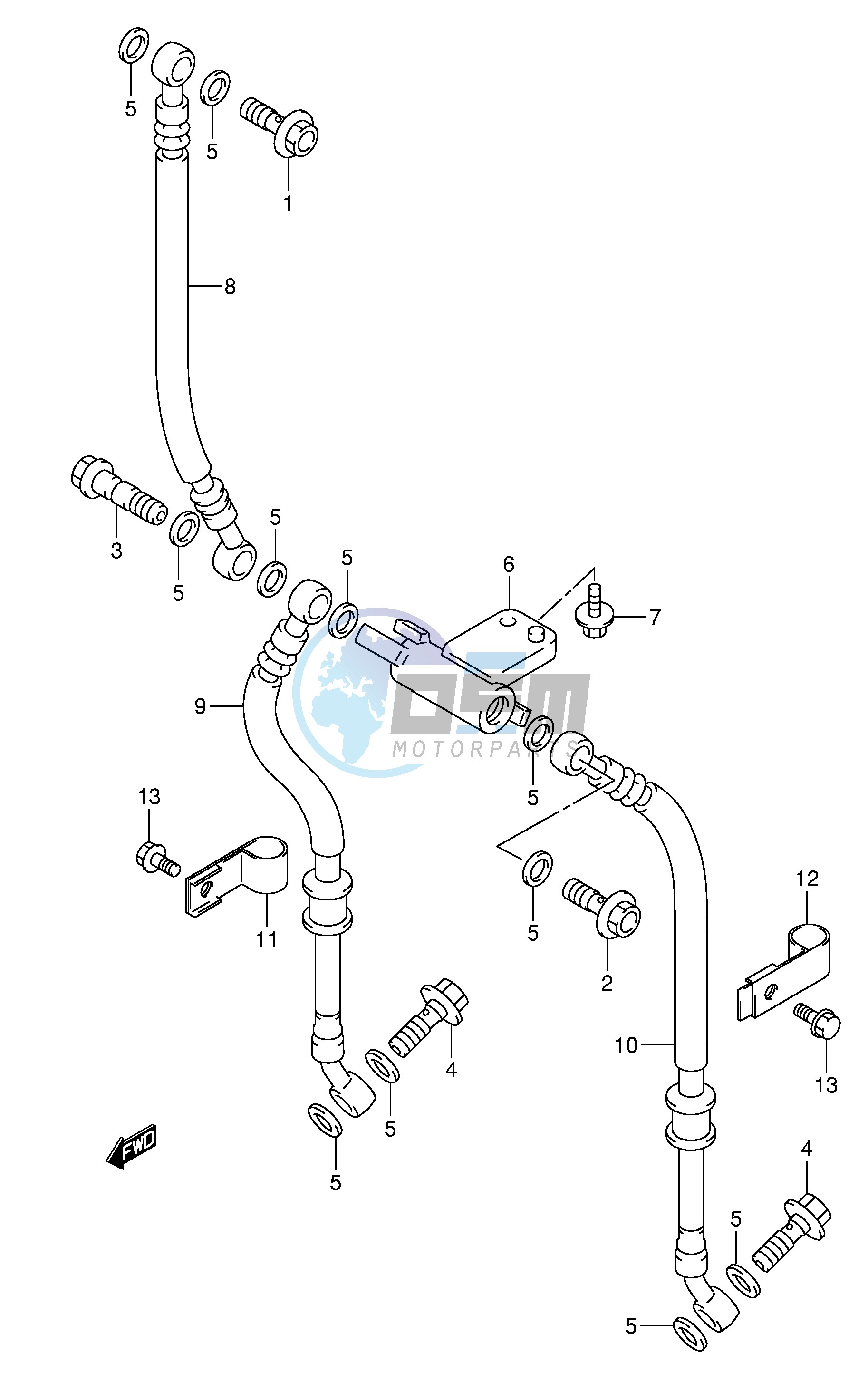 FRONT BRAKE HOSE