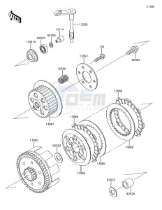 KX65 KX65AFF EU drawing Clutch