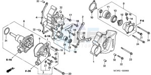 VFR8009 Ireland - (EK / MME TWO) drawing WATER PUMP