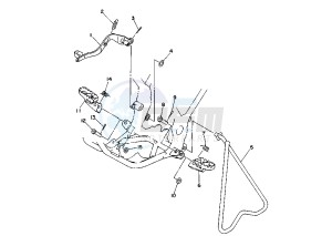 YZ N-LW 80 drawing STAND-FOOTREST