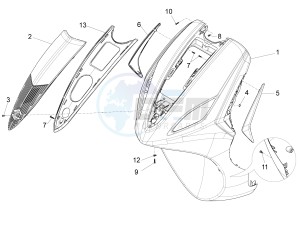 Fly 50 4T 4V USA (EMEA) drawing Front shield