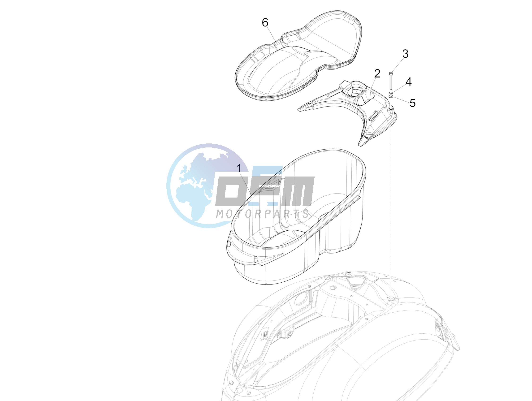 Helmet huosing - Undersaddle