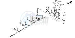 NSS250 JAZZ drawing PARKING BRAKE