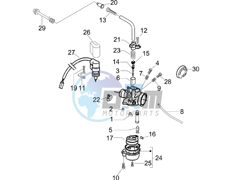 Carburetors components