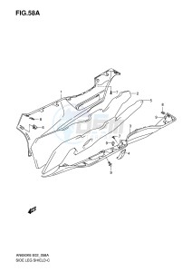 AN650 (E2) Burgman drawing SIDE LEG SHIELD (MODEL K7)