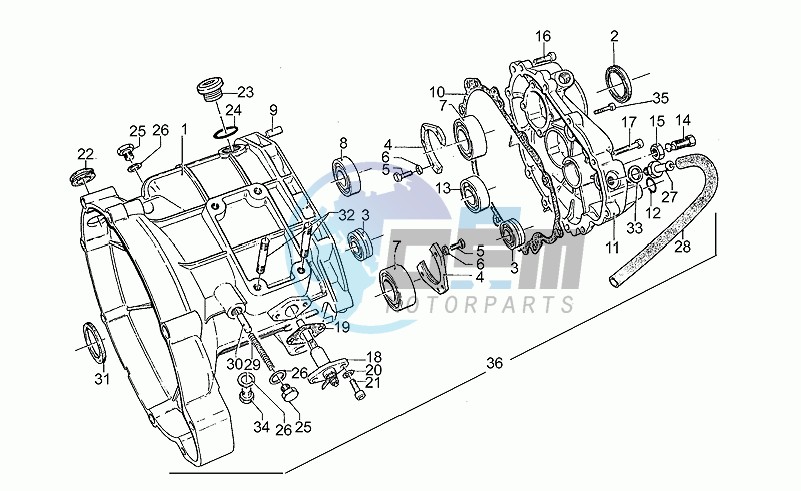 Transmission cage