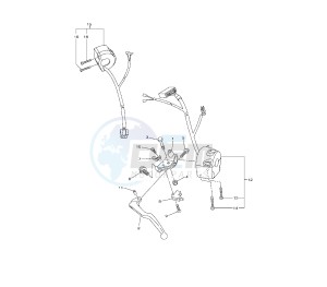 FZ1-NA 1000 drawing HANDLE SWITCH AND LEVER 2CD-CE