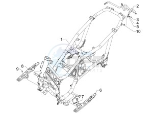 GP 800 drawing Frame bodywork