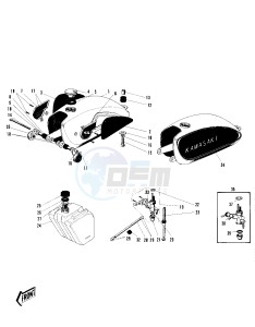 C2 SS TR [ROADRUNNER] (SS-TR) 125 [ROADRUNNER] drawing FUEL TANK_OIL TANK