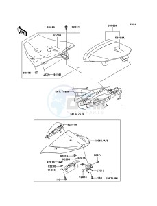 NINJA ZX-10R ZX1000-C2H FR GB XX (EU ME A(FRICA) drawing Seat