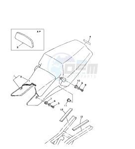 TZ 250 drawing SEAT