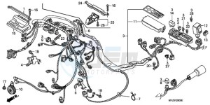 CBR600RRA UK - (E / 3E) drawing WIRE HARNESS